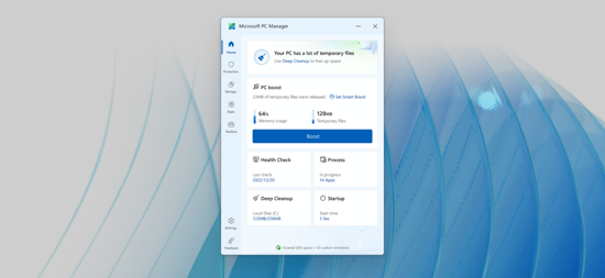 Header Microsoft Pc Manager